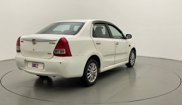 2011 Toyota Etios VX, Petrol, Manual, 69,819 km, Right Back Diagonal