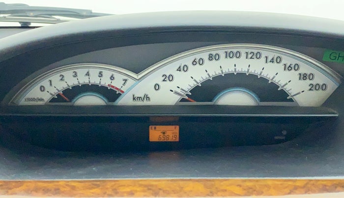 2011 Toyota Etios VX, Petrol, Manual, 69,819 km, Odometer Image