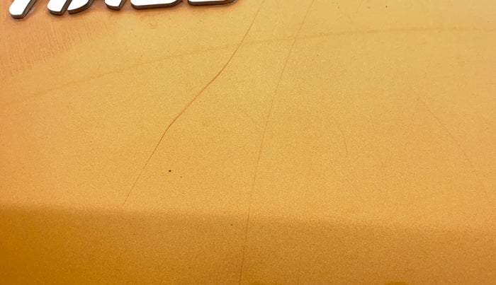 2016 Tata Tiago XZ PETROL, Petrol, Manual, 64,492 km, Dicky (Boot door) - Minor scratches