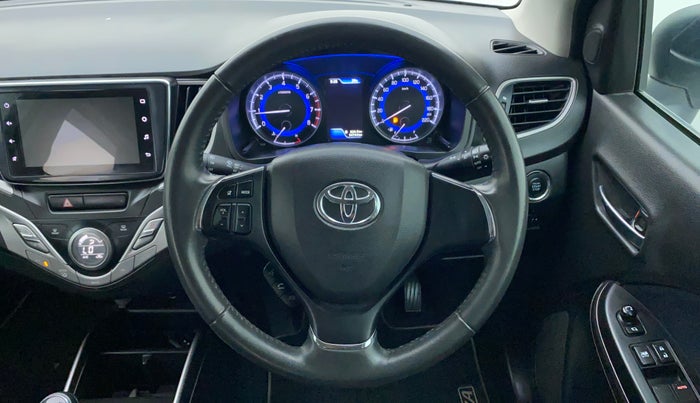 2019 Toyota Glanza V, Petrol, Manual, 54,744 km, Steering Wheel Close Up