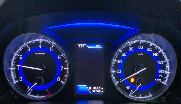 2019 Toyota Glanza V, Petrol, Manual, 54,744 km, Odometer Image
