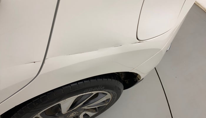 2019 Toyota Glanza V, Petrol, Manual, 54,744 km, Left quarter panel - Slightly dented