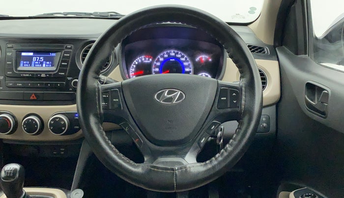 2018 Hyundai Grand i10 MAGNA 1.2 KAPPA VTVT, Petrol, Manual, 28,543 km, Steering Wheel Close Up