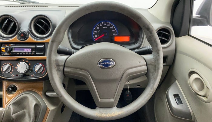 2014 Datsun Go T, Petrol, Manual, 19,696 km, Steering Wheel Close Up