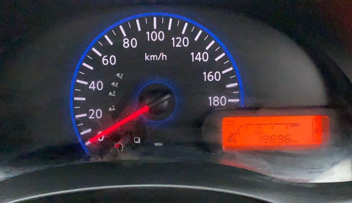 2014 Datsun Go T, Petrol, Manual, 19,696 km, Odometer Image