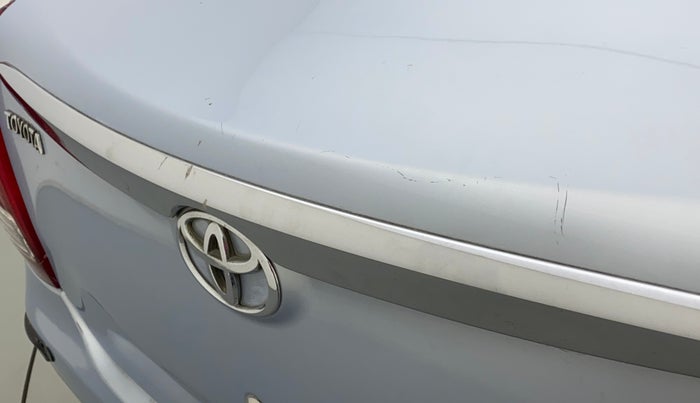 2011 Toyota Etios VX, Petrol, Manual, 76,468 km, Dicky (Boot door) - Minor scratches