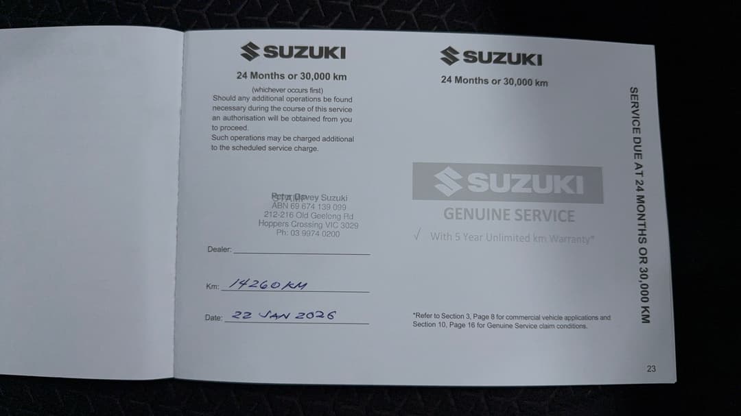 2023 Suzuki Swift Gl Navi Plus, Automatic, 18593 km, Service History