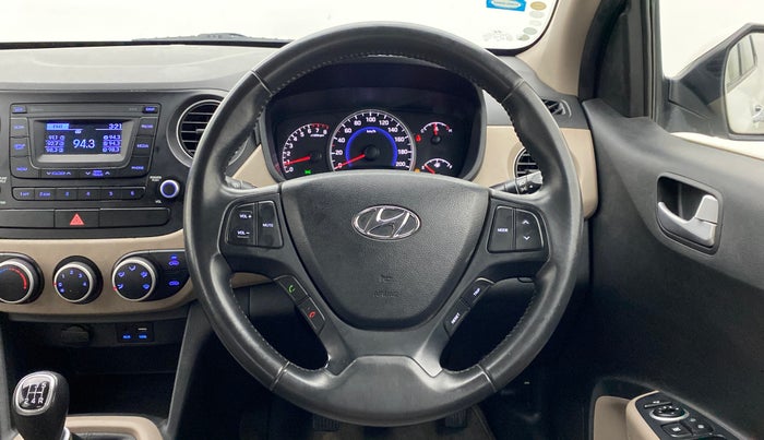 2016 Hyundai Grand i10 ASTA 1.2 (O) VTVT, Petrol, Manual, 33,893 km, Steering Wheel Close Up