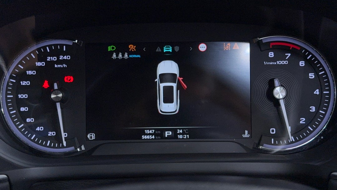 2023 MG HS Excite, Automatic, 56654 km, Odometer View