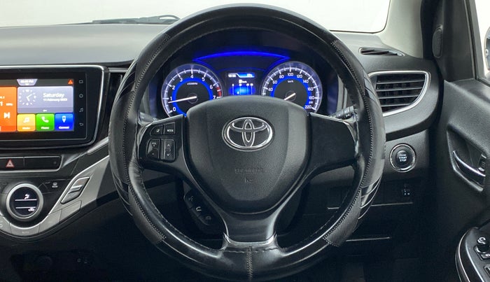 2021 Toyota Glanza G MT PETROL, Petrol, Manual, 30,581 km, Steering Wheel Close Up