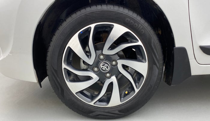 2021 Toyota Glanza G MT PETROL, Petrol, Manual, 30,581 km, Left Front Wheel