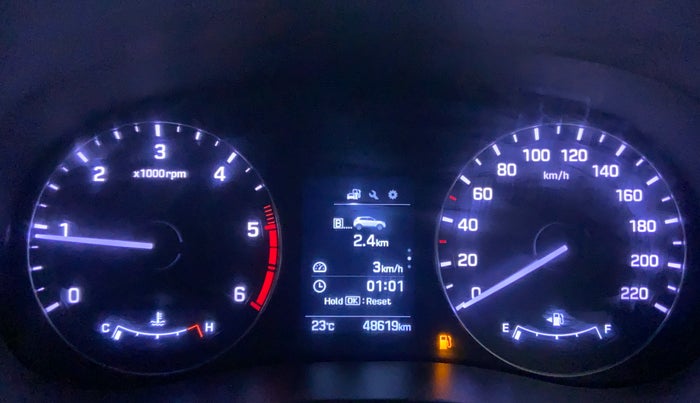 2016 Hyundai Creta 1.6 SX (O) CRDI, Diesel, Manual, 48,662 km, Odometer Image