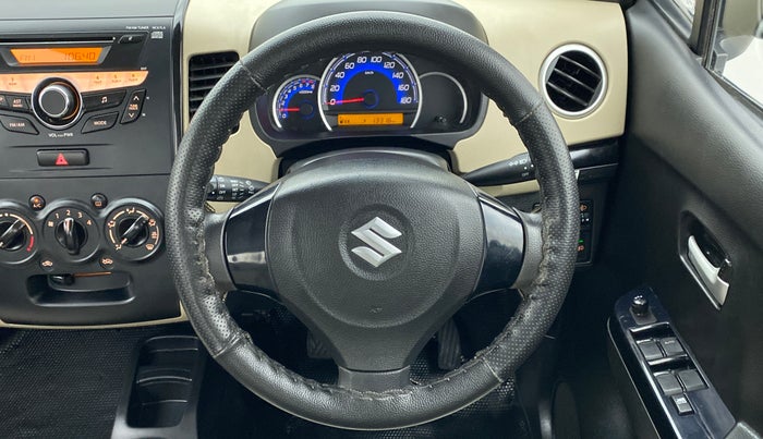 2017 Maruti Wagon R 1.0 VXI, Petrol, Manual, 13,423 km, Steering Wheel Close Up