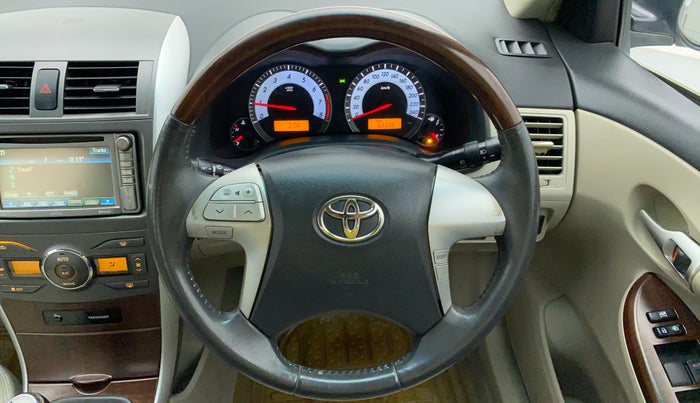 2012 Toyota Corolla Altis GL, Petrol, Manual, Steering Wheel Close Up