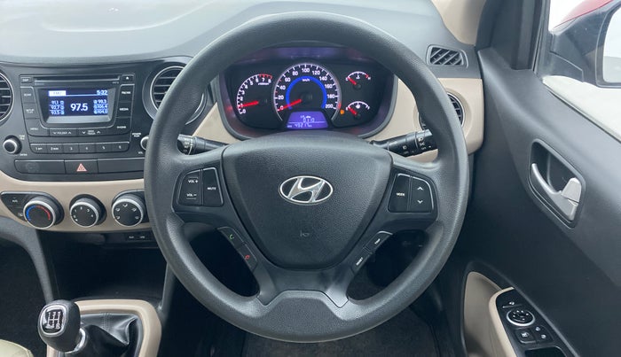 2015 Hyundai Grand i10 SPORTZ 1.2 KAPPA VTVT, Petrol, Manual, 49,312 km, Steering Wheel Close Up