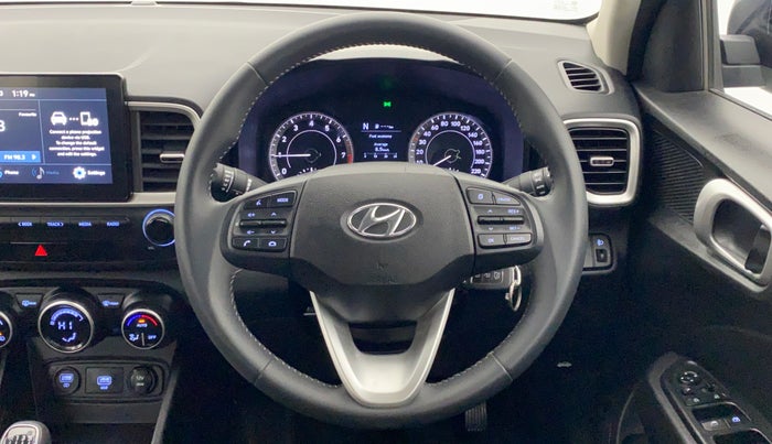2020 Hyundai VENUE SX 1.0 GDI IMT, Petrol, Manual, 14,633 km, Steering Wheel