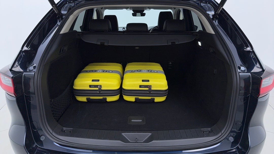 Boot Inside View with Luggage