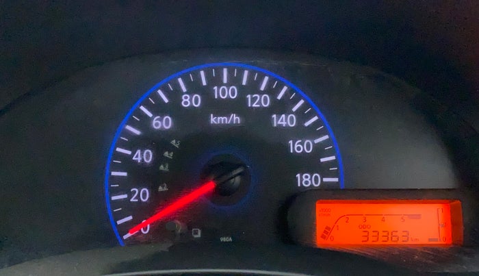 2015 Datsun Go T, Petrol, Manual, 33,363 km, Odometer Image