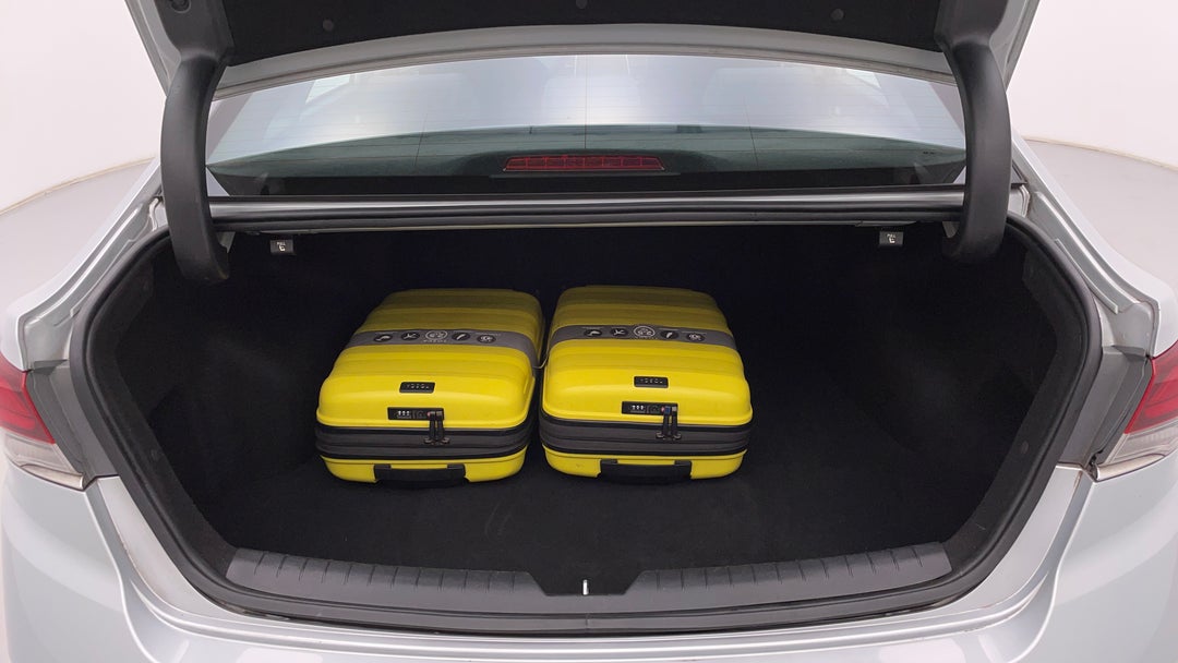 Boot Inside View with Luggage