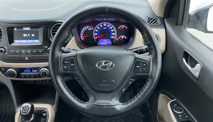 2017 Hyundai Grand i10 ASTA 1.2 KAPPA VTVT, Petrol, Manual, 51,050 km, Steering Wheel Close Up