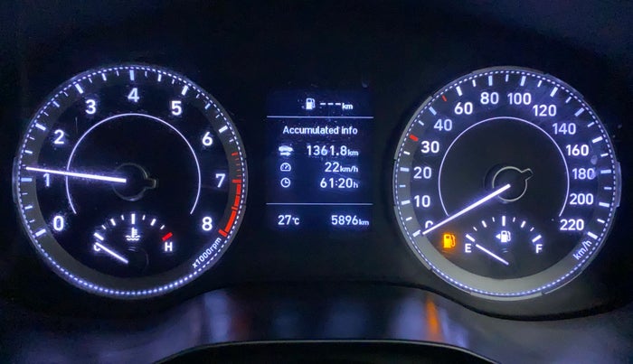 2021 Hyundai VENUE SX 1.0 TURBO, Petrol, Manual, 5,896 km, Odometer Image