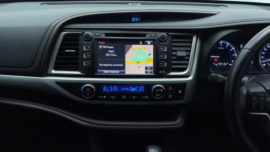 2017 Toyota Kluger Gxl (4x2), Automatic, 94659 km, Center Console