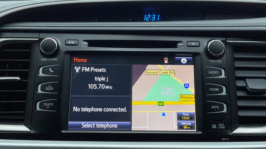 2017 Toyota Kluger Gxl (4x2), Automatic, 94659 km, Infotainment System