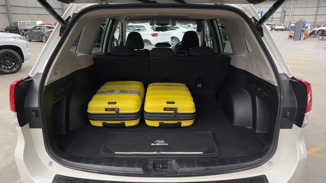 2020 Subaru Forester 2.5i Premium (AWD), Automatic, 108929 km, Boot Inside View with Luggage