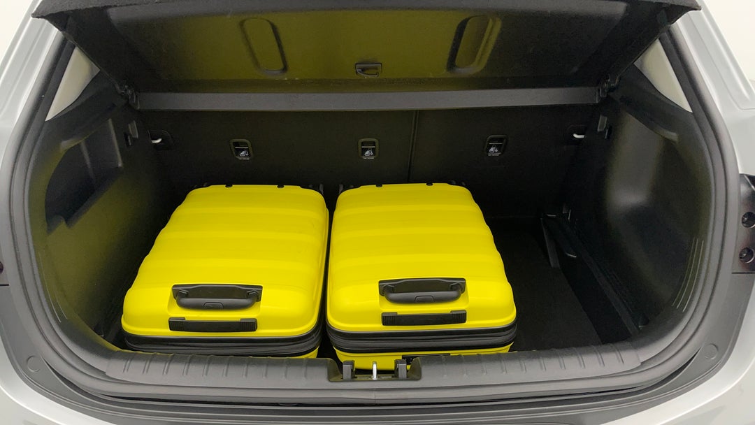Boot Inside View with Luggage