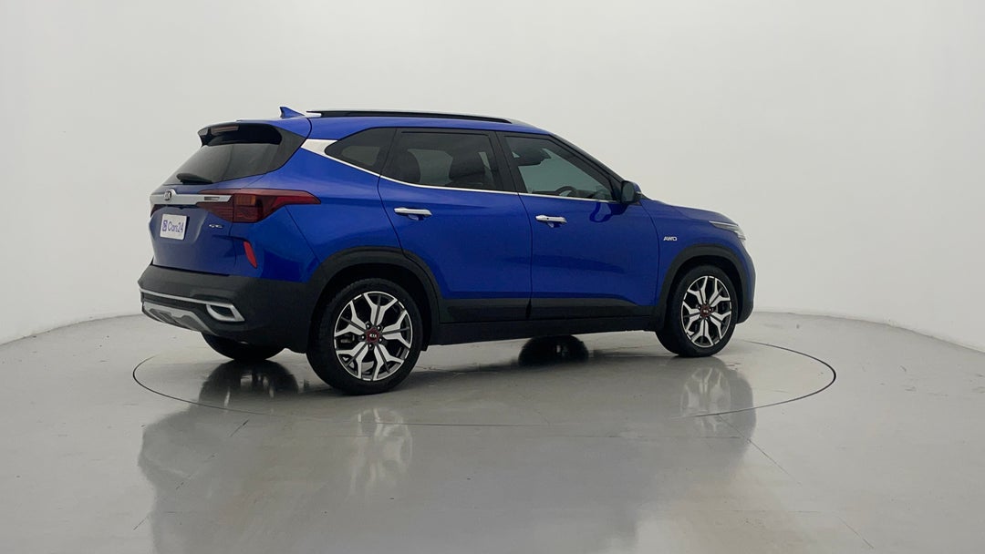 2020 Kia Seltos Gt-line (AWD), Automatic, 124078 km, Right Back Diagonal (45- Degree) View