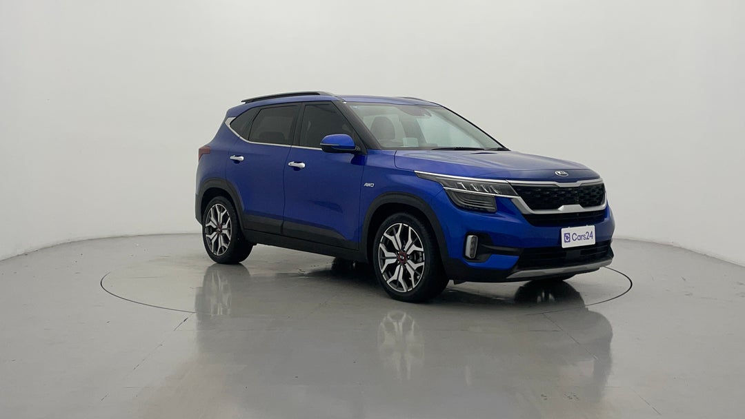 2020 Kia Seltos Gt-line (AWD), Automatic, 124078 km, Right Front Diagonal (45- Degree) View