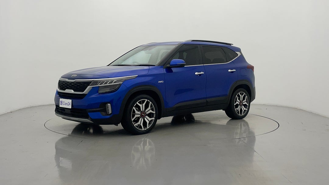 2020 Kia Seltos Gt-line (AWD), Automatic, 124078 km, Left Front Diagonal (45- Degree) View