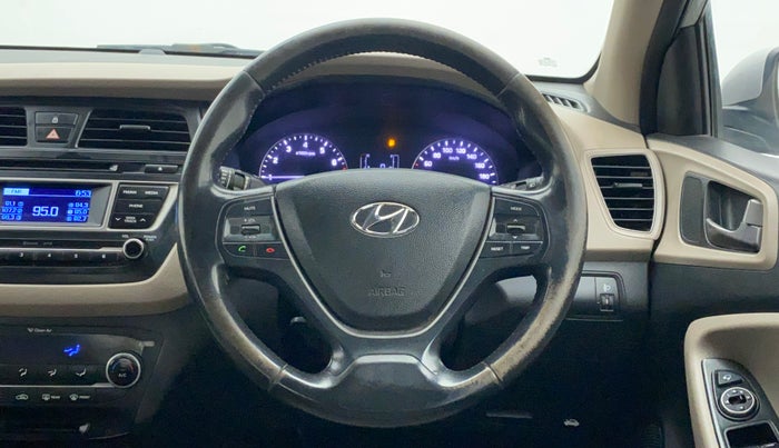 2014 Hyundai Elite i20 Sportz(O) 1.2 VTVT MT, Petrol, Manual, 85,876 km, Steering Wheel Close Up