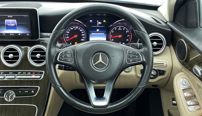 2015 Mercedes Benz C Class C 200 AVANTGARDE, Petrol, Automatic, 42,808 km, Steering Wheel Close Up