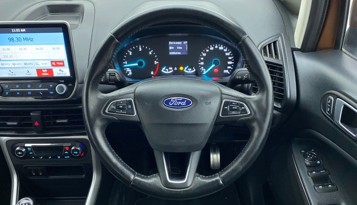 2018 Ford Ecosport 1.5TITANIUM TDCI, Diesel, Manual, 43,456 km, Steering Wheel Close Up