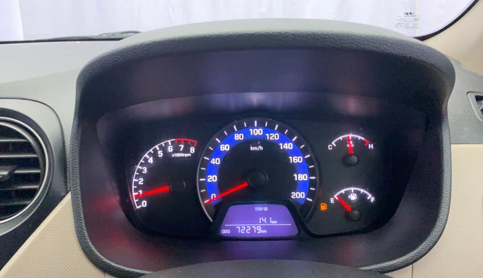 2014 Hyundai Xcent S 1.2, Petrol, Manual, 72,265 km, Odometer Image