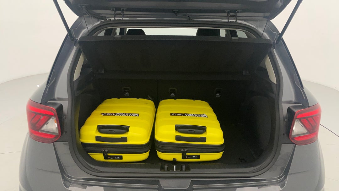 Boot Inside View with Luggage