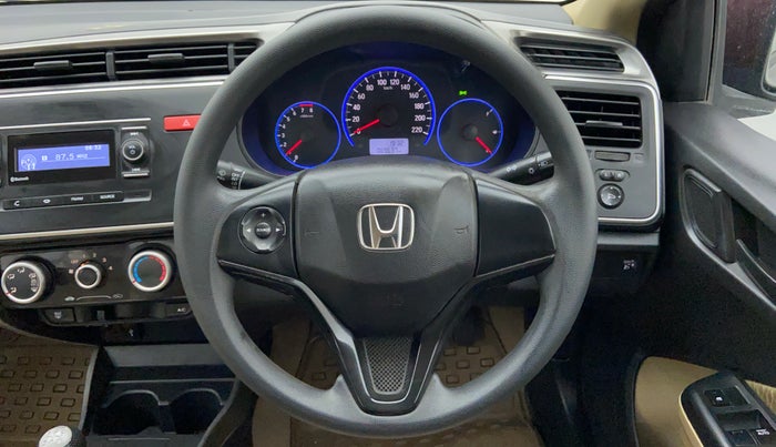 2014 Honda City S MT PETROL, Petrol, Manual, 69,437 km, Steering Wheel Close Up