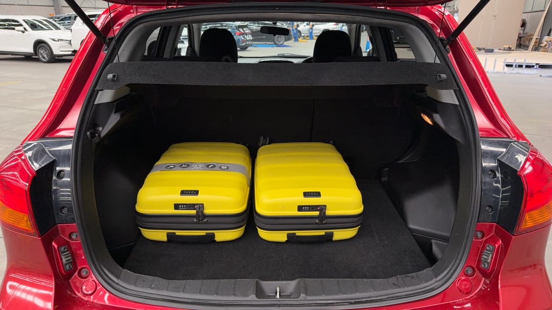 2018 Mitsubishi ASX Ls (2WD), Automatic, 126005 km, Boot Inside View with Luggage