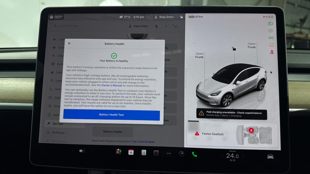 2022 Tesla Model Y Rear-wheel Drive, Automatic, 51099 km, Car Battery Health