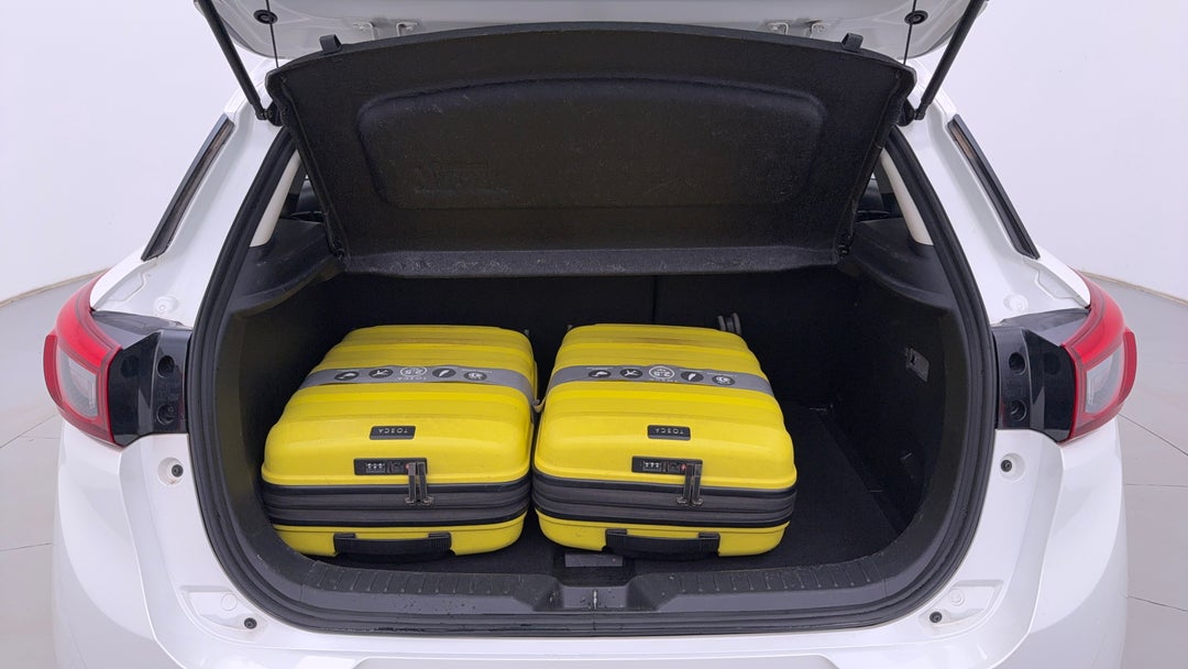 Boot Inside View with Luggage