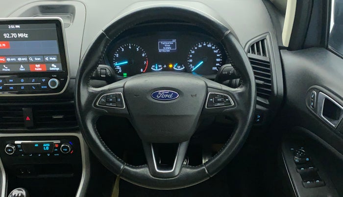 2018 Ford Ecosport TITANIUM 1.5L PETROL, Petrol, Manual, 32,112 km, Steering Wheel Close Up