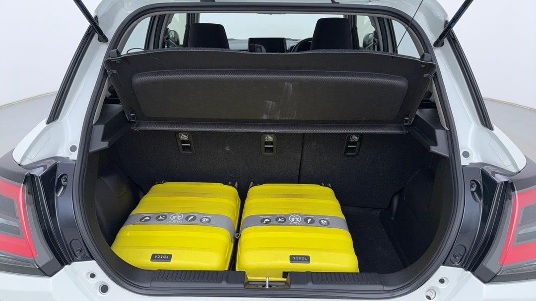 Boot Inside View with Luggage