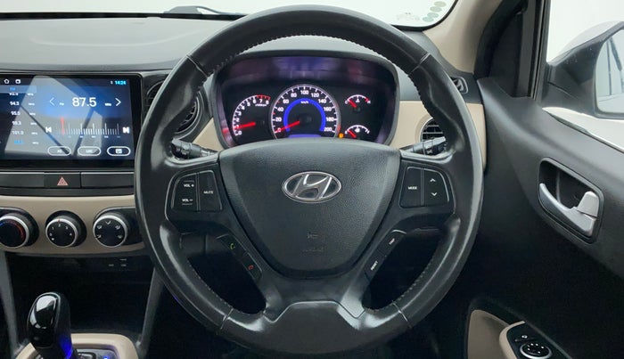 2016 Hyundai Grand i10 ASTA (O) AT 1.2 KAPPA VTVT, Petrol, Automatic, 51,314 km, Steering Wheel Close Up
