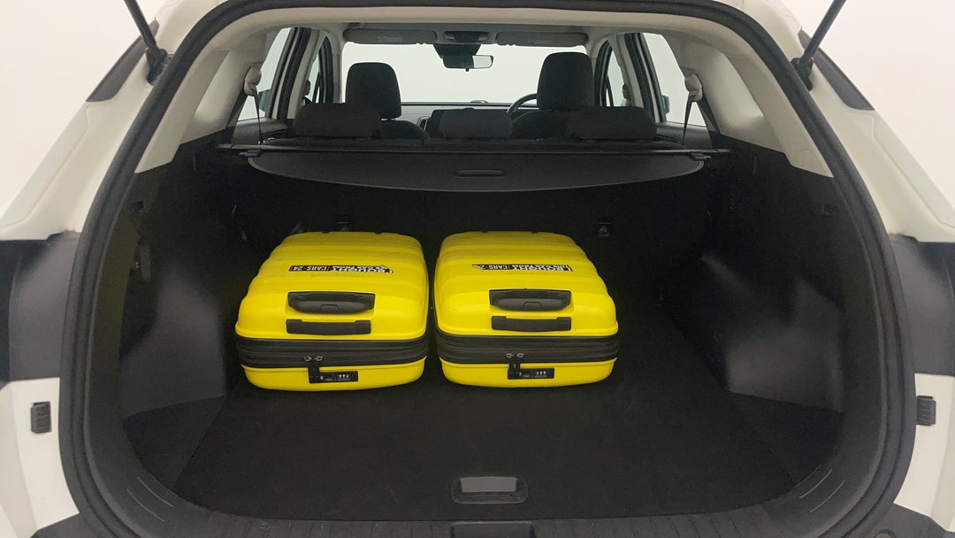 Boot Inside View with Luggage