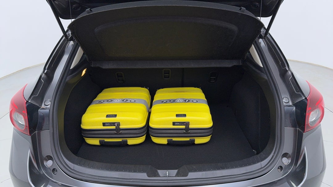 Boot Inside View with Luggage