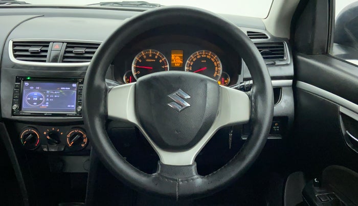 2014 Maruti Swift VXI D, Petrol, Manual, 61,811 km, Steering Wheel Close Up