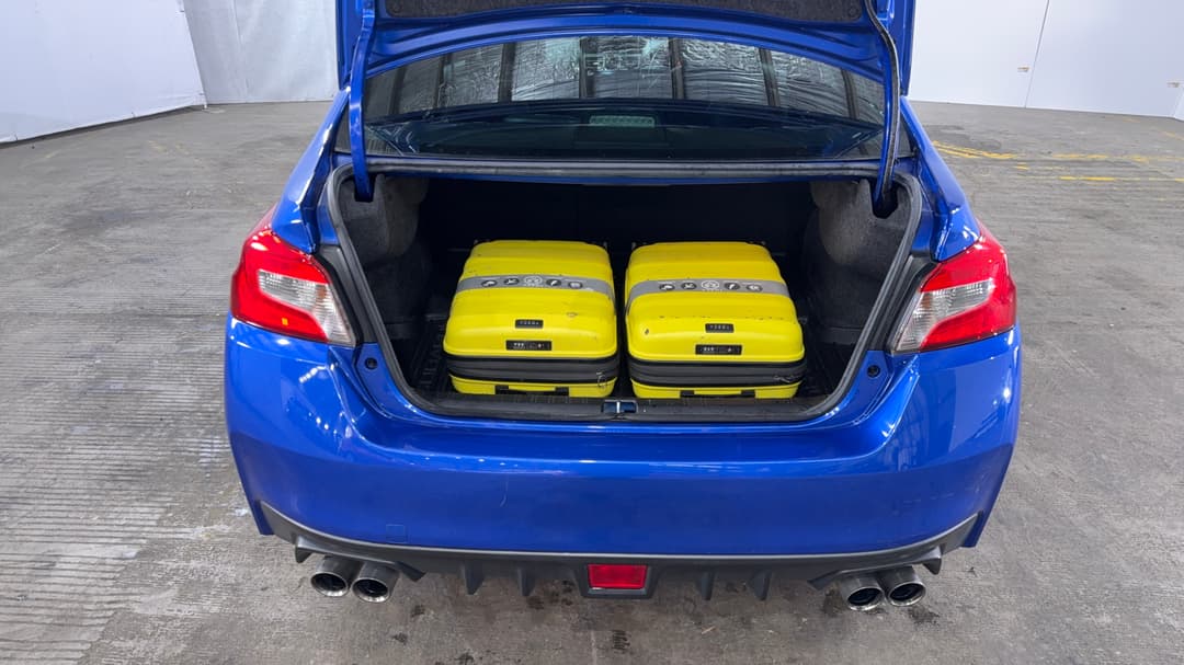 Boot Inside View with Luggage