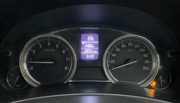 2014 Maruti Ciaz VXI, Petrol, Manual, 58,546 km, Odometer Image