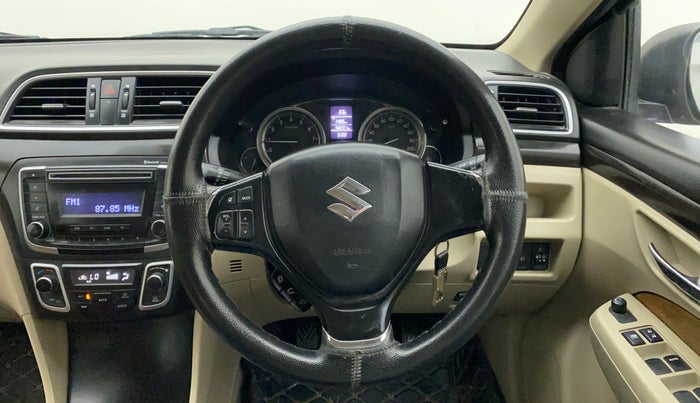 2014 Maruti Ciaz VXI, Petrol, Manual, 58,546 km, Steering Wheel Close Up